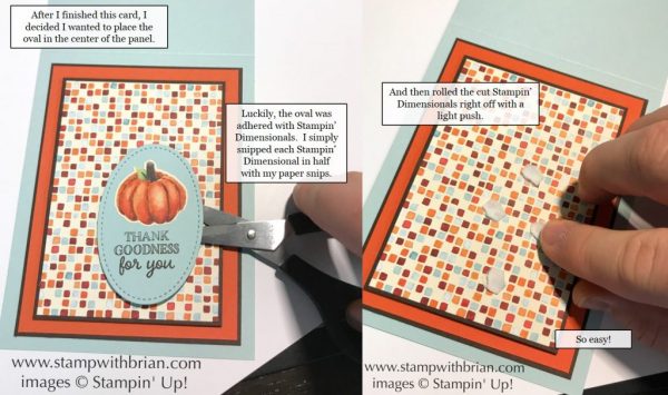 Trick for Removing Stampin' Dimensionals, Brian King, Stampin' Up!