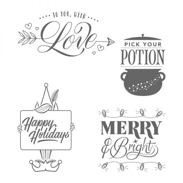 Festive Phrases, Stampin' Up!, 144960 Festive Phrases, Stampin' Up!, 144960