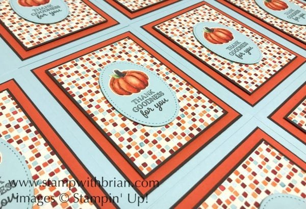 Gourd Goodness, Painted Autumn Designer Series Paper, Stampin' Up!, Brian King