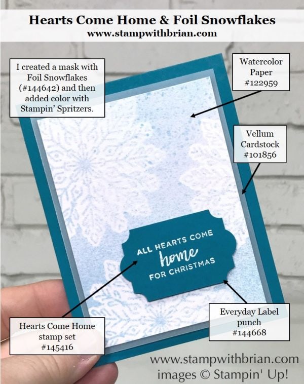 Hearts Come Home, Stampin' Up!, Brian King