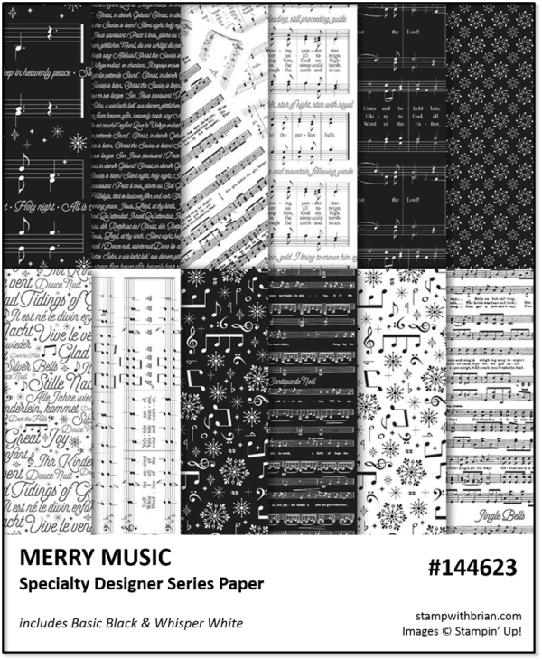 Merry Music, Stampin' Up!, Brian King 144623 Merry Music, Stampin' Up!, Brian King 144623