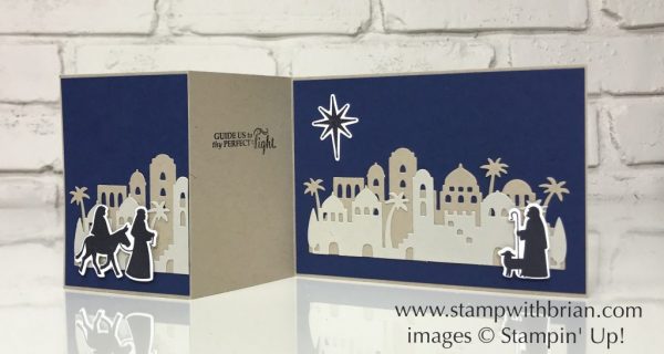 Night in Bethlehem, Star of Light, Stampin' Up!, Brian King, Christmas card