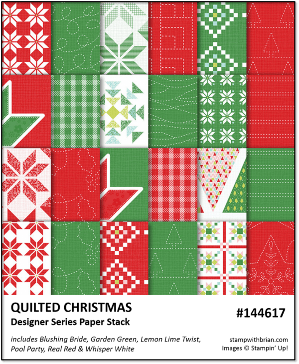 Quilted Christmas, Stampin' Up!, Brian King 144617