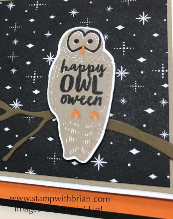 Spooky Cat, Stampin' Up!, Brian King, Halloween card