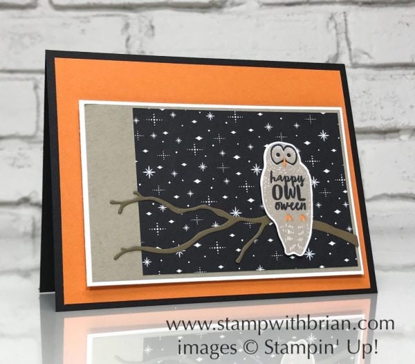 Spooky Cat, Stampin' Up!, Brian King, Halloween card