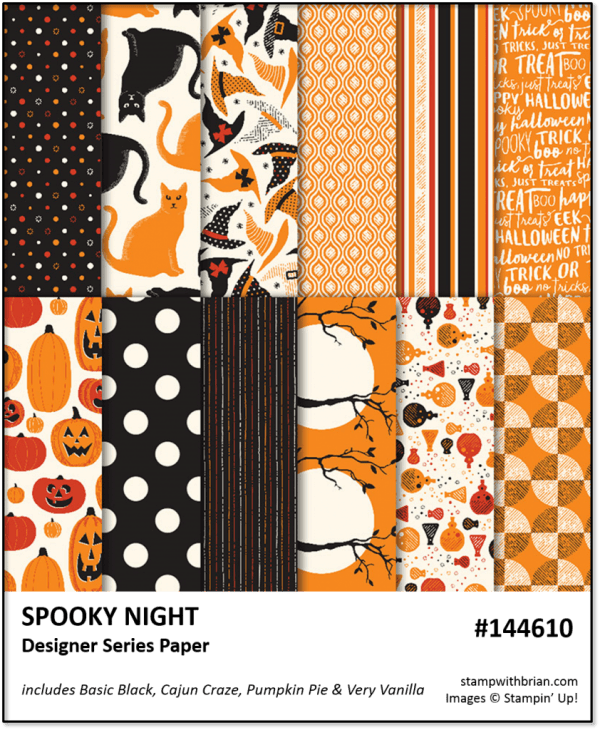 Spooky Night, Stampin' Up!, Brian King 144610