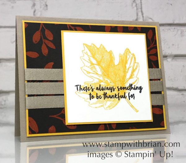 Vintage Leaves, Orange Blossom, Stampin' Up!, Brian King, Thanksgiving Vintage Leaves, Orange Blossom, Stampin' Up!, Brian King, Thanksgiving