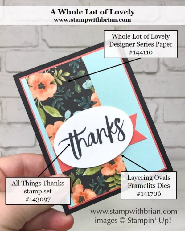 All Things Thanks, Stampin' Up!, Brian King All Things Thanks, Stampin' Up!, Brian King