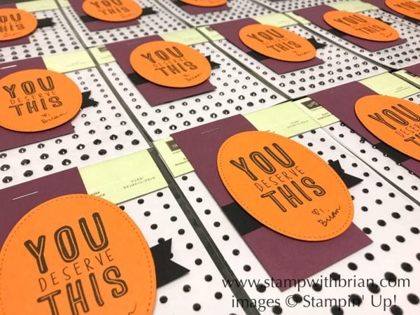 You Deserve This, Black Rhinestones, Stampin' Up!, Brian King You Deserve This, Black Rhinestones, Stampin' Up!, Brian King