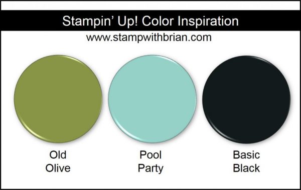 Stampin' Up! Color Inspiration: Pool Party, Old Olive, Basic Black Stampin' Up! Color Inspiration: Pool Party, Old Olive, Basic Black