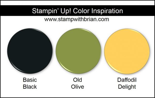 Stampin' Up! Color Inspiration: Daffodil Delight, Old Olive, Basic Black Stampin' Up! Color Inspiration: Daffodil Delight, Old Olive, Basic Black