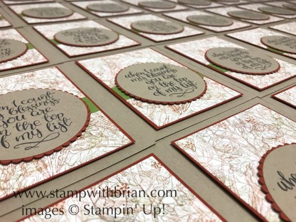 Count My Blessings, Stampin' Up!, Brian King