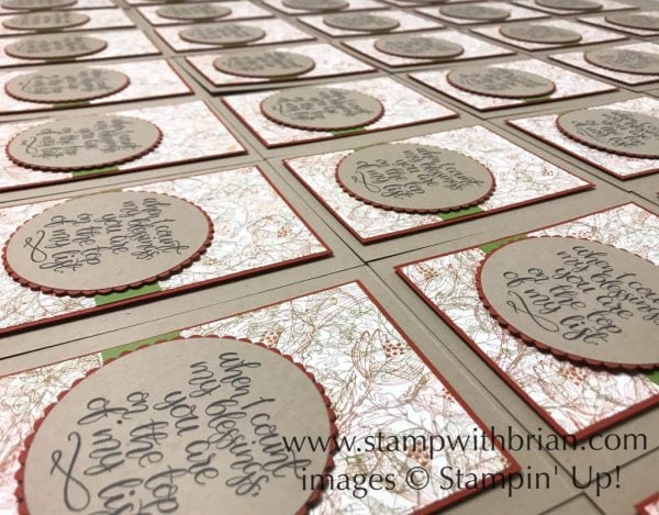 Count My Blessings, Stampin' Up!, Brian King