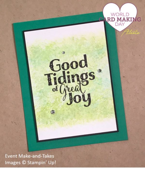 Good Tidings, WCMD2017 Make-and-Take, Stampin' Up!