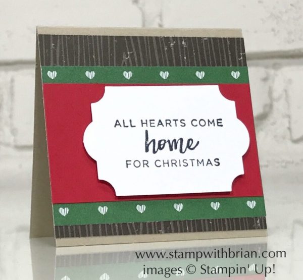 Hearts Come Home, Coffee Break Designer Series Paper, Stampin' Up!, Brian King