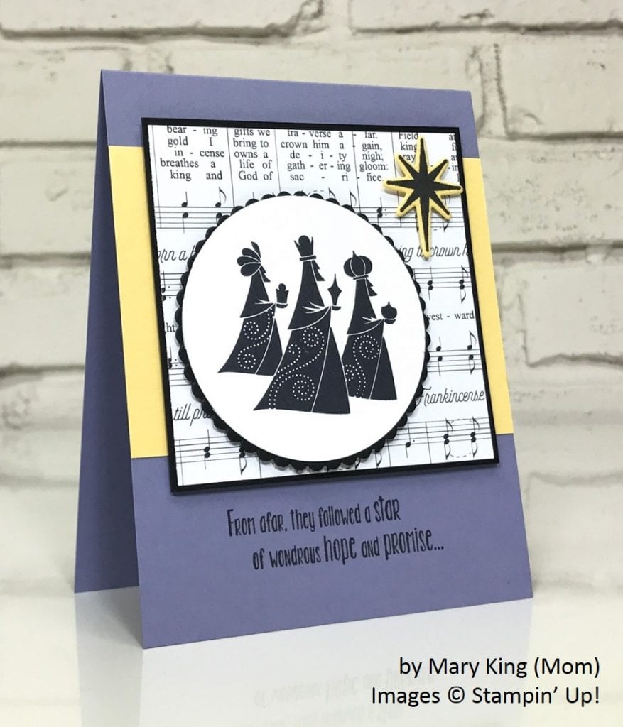 Wise Men from Afar, Night in Bethlehem, Stampin' Up!, by Mary King Wise Men from Afar, Night in Bethlehem, Stampin' Up!, by Mary King