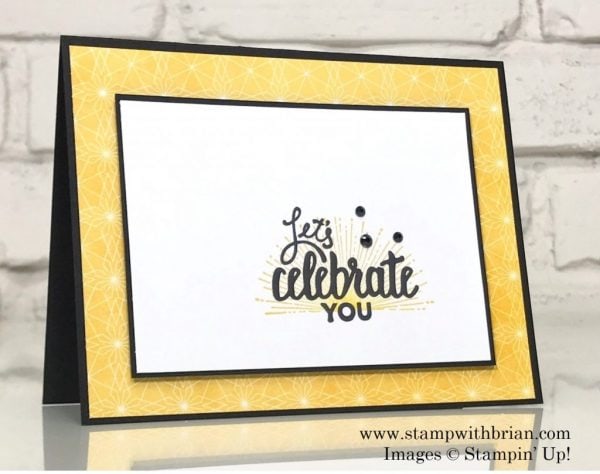 Amazing You, Stampin' Up!, Brian King, 2018 Sale-a-Bration 1