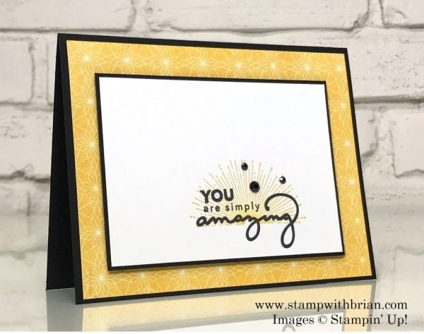 Amazing You, Stampin' Up!, Brian King, 2018 Sale-a-Bration 2