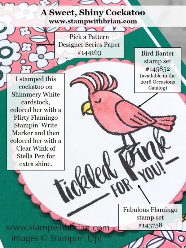 Bird Banter, Fabulous Flamingo, Stampin' Up!, Brian King