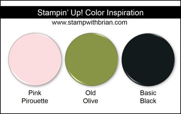 Stampin' Up! Color Inspiration: Pink Pirouette, Old Olive, Basic Black Stampin' Up! Color Inspiration: Pink Pirouette, Old Olive, Basic Black