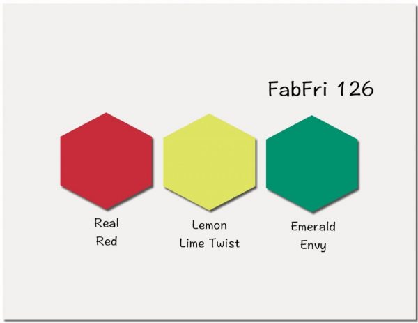 Stampin' Up! Color Inspiration: Real Red, Lemon Lime Twist, Emerald Envy