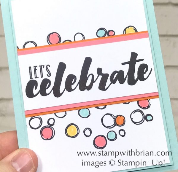 Happy Celebration, Playful Backgrounds, Stampin' Up!, Brian King, CTS247