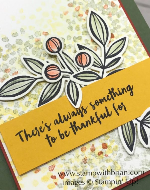 Create light colors with a Blender Pens and by stamping off, Stampin' Up! Brian King