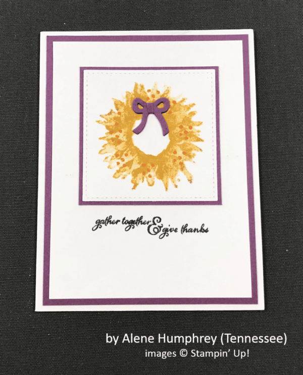 by Alene Humphrey, Stampin' Up!, Holiday One-for-One Swap