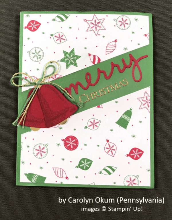 by Carolyn Okum, Stampin' Up!, Holiday One-for-One Swap by Carolyn Okum, Stampin' Up!, Holiday One-for-One Swap