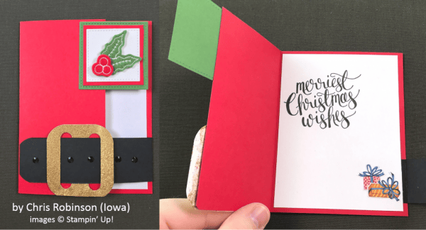 by Chris Robinson, Stampin' Up!, Holiday One-for-One Swap