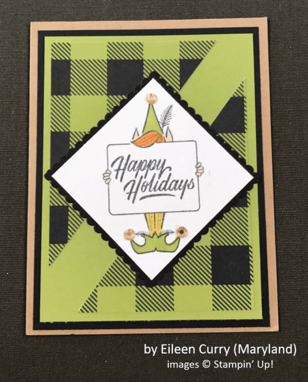 by Eileen Curry, Stampin' Up!, Holiday One-for-One Swap