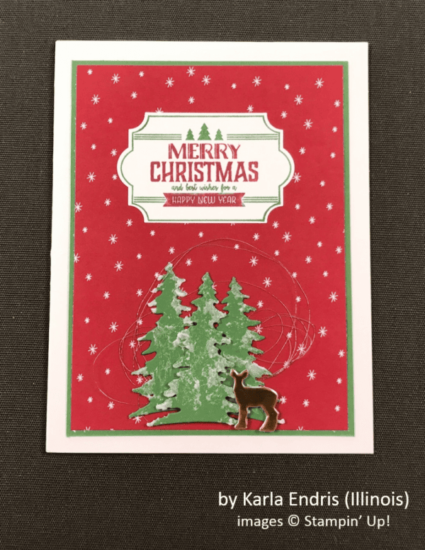 by Karla Endris, Stampin' Up!, Holiday One-for-One Swap