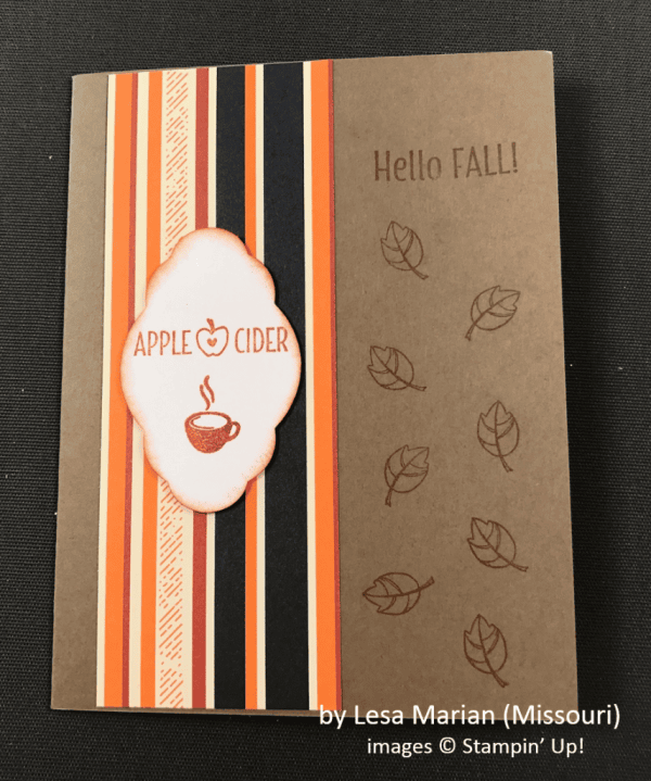 by Lesa Marian, Stampin' Up!, Holiday One-for-One Swap