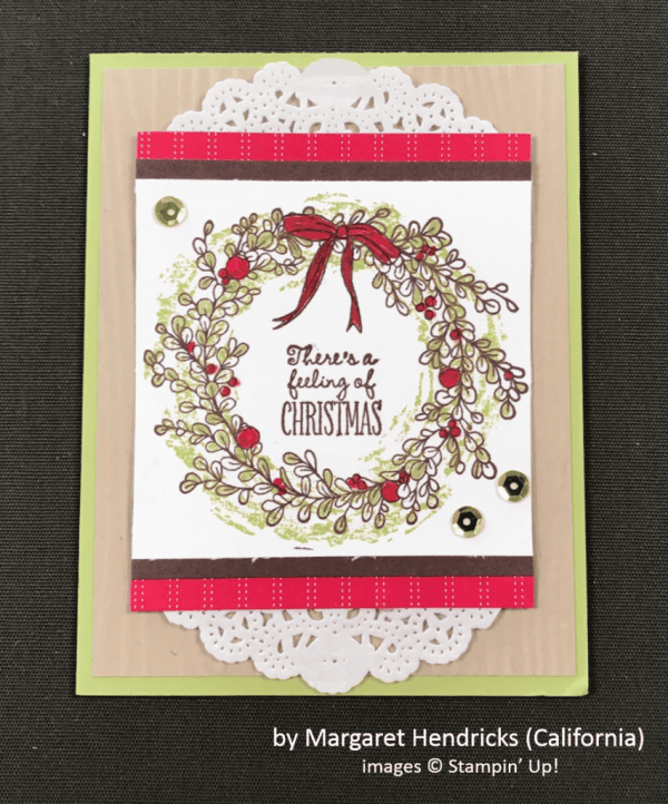by Margaret Hendricks, Stampin' Up!, Holiday One-for-One Swap