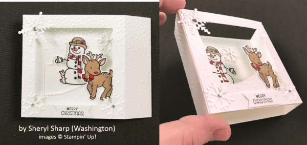 by Sheryl Sharp, Stampin' Up!, Holiday One-for-One Swap