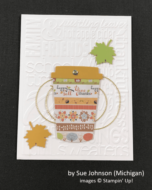 by Sue Johnson, Stampin' Up!, Holiday One-for-One Swap