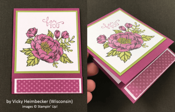 by Vicky Heimbecker, Stampin' Up!, Holiday One-for-One Swap