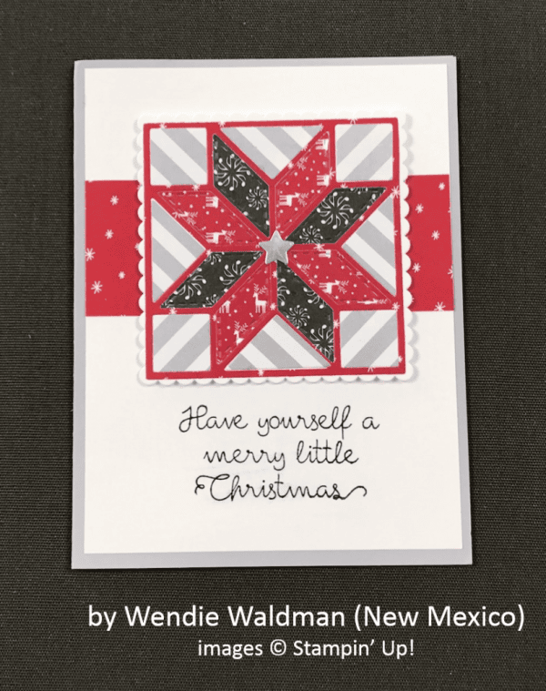 by Wendie Waldman, Stampin' Up!, Holiday One-for-One Swap