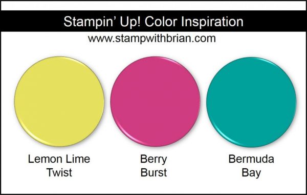 Stampin' Up! Color Inspiration: Lemon Lime Twist, Berry Burst, Bermuda Bay Stampin' Up! Color Inspiration: Lemon Lime Twist, Berry Burst, Bermuda Bay