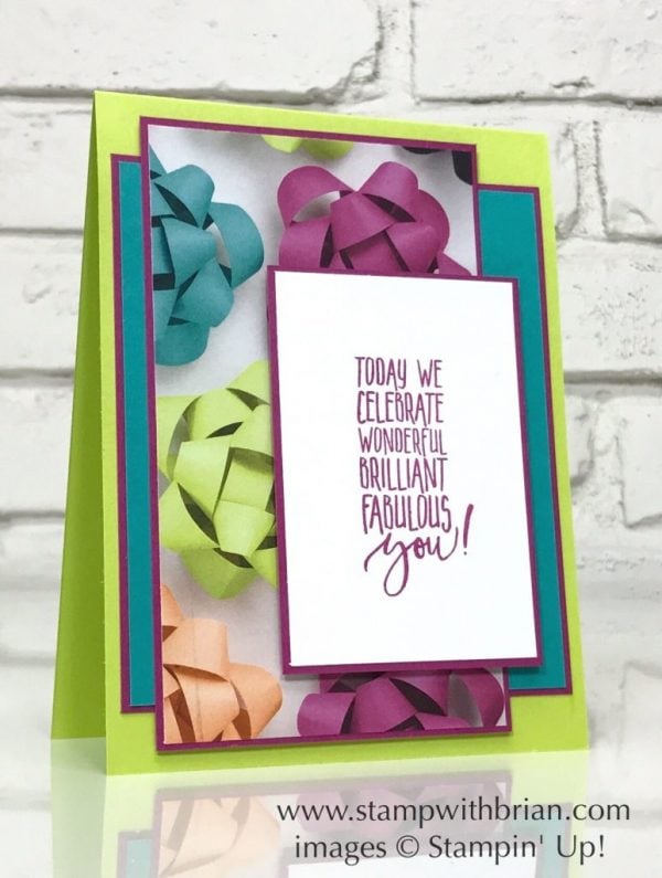 Picture Perfect Birthday, Picture Perfect Party Designer Series Paper, Stampin' Up!, Brian King Picture Perfect Birthday, Picture Perfect Party Designer Series Paper, Stampin' Up!, Brian King