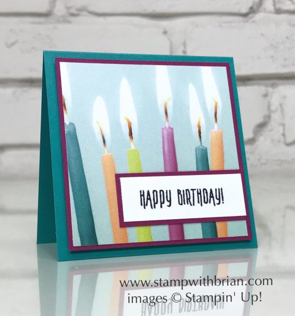 Picture Perfect Birthday, Picture Perfect Party Designer Series Paper, Stampin' Up!, Brian King, birthday card Picture Perfect Birthday, Picture Perfect Party Designer Series Paper, Stampin' Up!, Brian King, birthday card