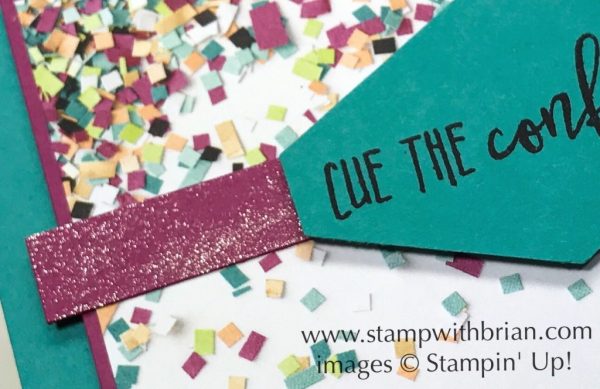 Apply Wink of Stella Glitter Brush to cardstock for a sparkly finish, Stampin' Up!, Brian King Apply Wink of Stella Glitter Brush to cardstock for a sparkly finish, Stampin' Up!, Brian King