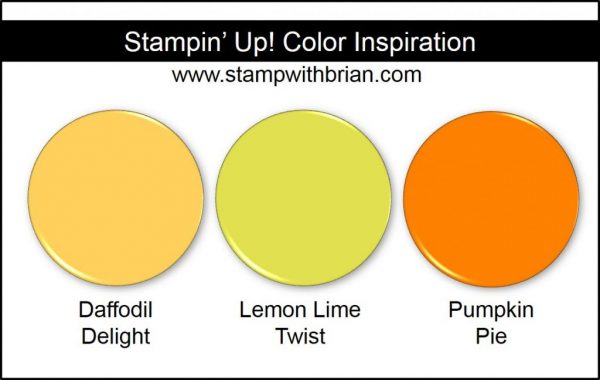 Stampin' Up! Color Inspiration: Daffodil Delight, Lemon Lime Twist, Pumpkin Pie
