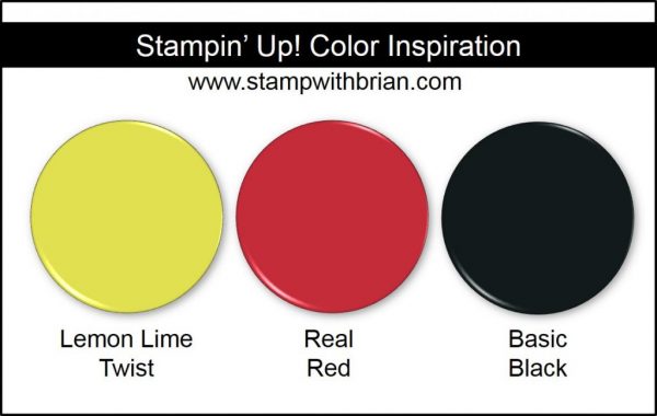 Stampin' Up! Color Inspiration: Lemon Lime Twist, Real Red, Basic Black Stampin' Up! Color Inspiration: Lemon Lime Twist, Real Red, Basic Black
