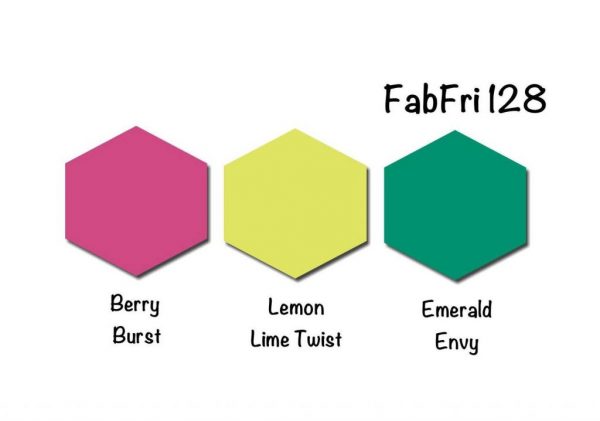 Stampin' Up! Color Inpsiration: Berry Burst, Lemon Lime Twist, Emerald Envy