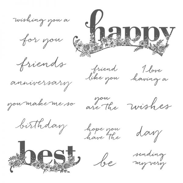 Happy Wishes, Stampin' Up! 147227 Happy Wishes, Stampin' Up! 147227
