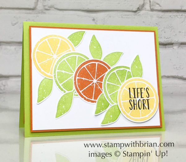 Lemon Zest, Stampin' Up!, Brian King