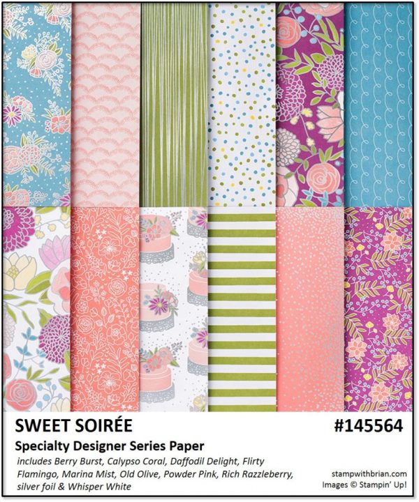 Sweet Soirée Specialty Designer Series Paper, Stampin' Up! 147627