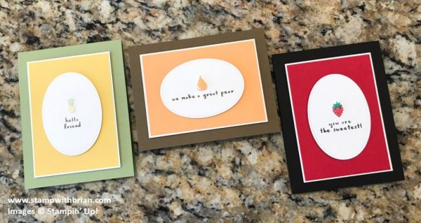 Fruit Basket Bundle, Stampin' Up!, Brian King, Valentine's Day cards Fruit Basket Bundle, Stampin' Up!, Brian King, Valentine's Day cards