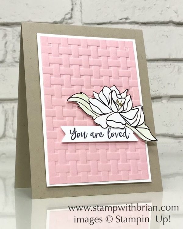 Blossoming Basket, Springtime Foil Specialty Designer Series Paper, Stampin' Up!, Brian King Blossoming Basket, Springtime Foil Specialty Designer Series Paper, Stampin' Up!, Brian King